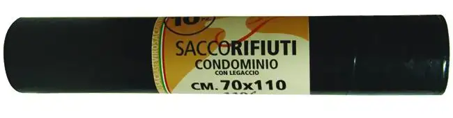 SACCHI VIROSAC CONDOMINIO NERO ROTOLO PZ.10 70X110 CM 24 ROTOLI