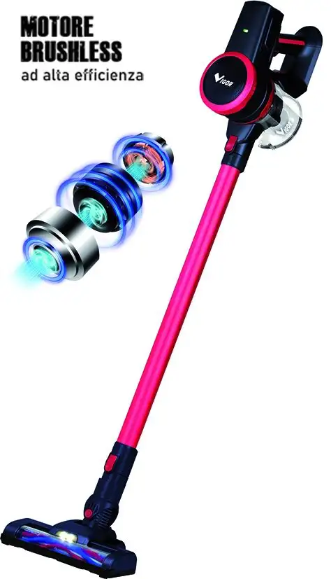 ASPIRAPOLVERE VIGOR BATTERIA VAP-16B LI 22V 2,2AH  160 WATT