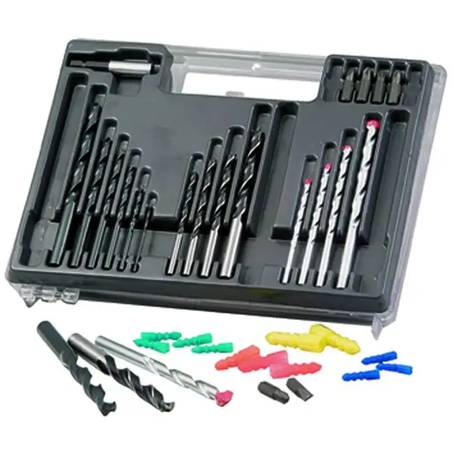 ASSORTIMENTI INSERTI TASSELLI PUNTE HSS-MURO-LEGNO PEZZI 300