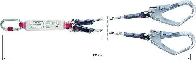 ASSORBITORE ENERGIA CAMP 50302-01 DOPPIA   190 CM