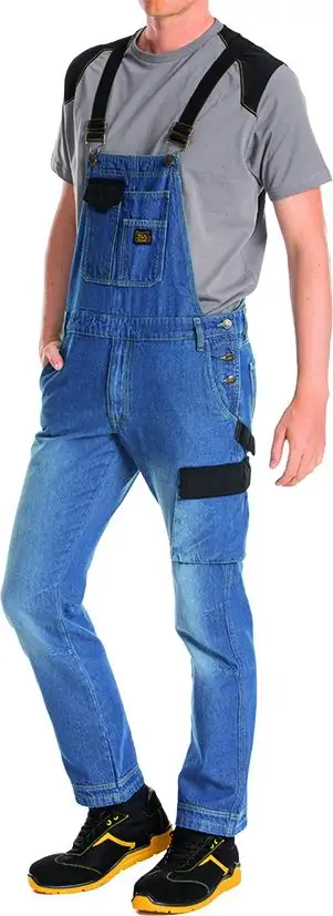 SALOPETTE RICA LEWIS JEANS JIMMY TASCONI DENIM CHIARO 50
