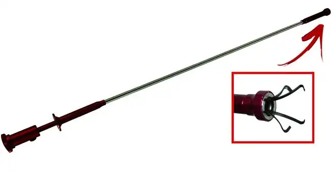 ASTA MAGNETICA FLEX VIGOR PINZA AD ARTIGLIO LUCE LED