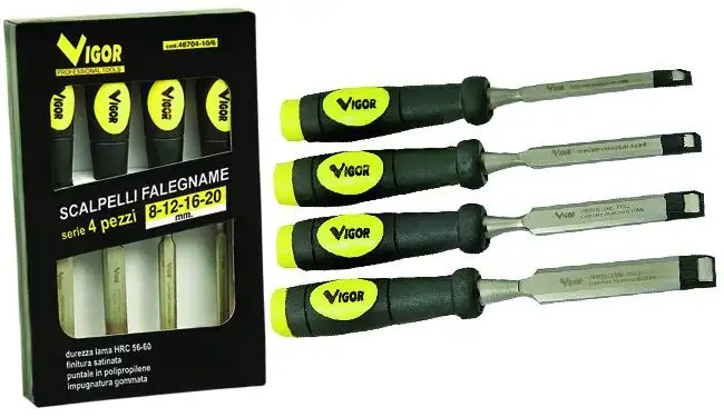 SCALPELLI FALEGNAME VIGOR SERIE PZ.4 8-12-16-20