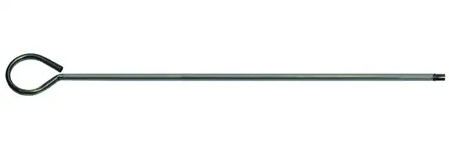 ASTE PER SCOVOLI FILETTO 12MA FERRO RIGIDO +ANELLO H. 100 CM