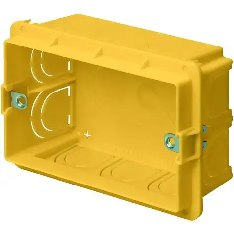 SCATOLE P/FRUTTI DA INCASSO P/MURATURA 3  POSTI 10 PZ