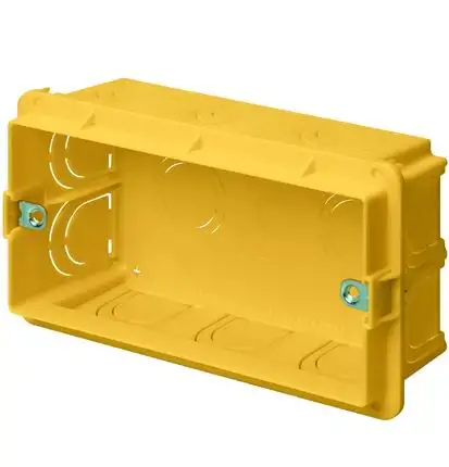 SCATOLE P/FRUTTI DA INCASSO P/MURATURA 4  POSTI 10 PZ