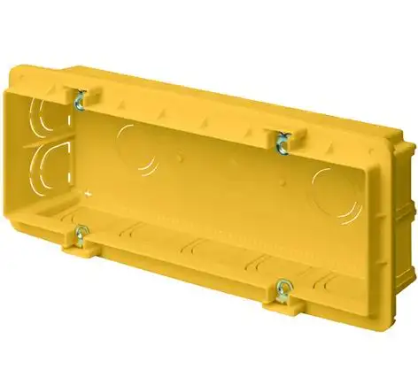 SCATOLE P/FRUTTI DA INCASSO P/MURATURA 6/7 POSTI 10 PZ