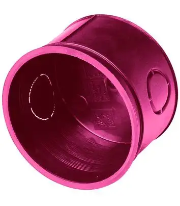SCATOLE P/FRUTTI DA INCASSO P/MURATURA TONDE DIA. 60 MM 10 PZ