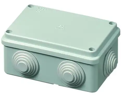 SCATOLE DERIVAZIONE IP55 RETTANGOLARI A VITE 150X110X70 10 PZ