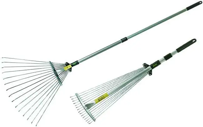 SCOPA RACCOGLIFOGLIE VIGOR C/MANICO TELESCOPICO 75-150 CM