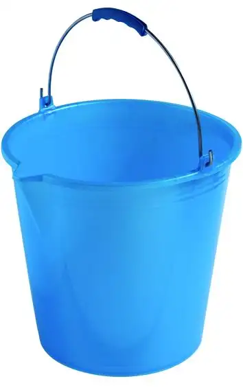 SECCHIO PLASTICA COLORATA GRADUATE C/BECCO    7 L