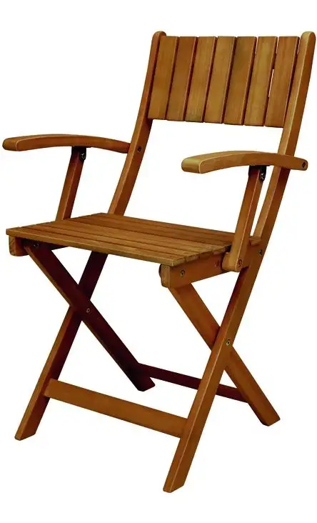 SEDIA LEGNO PIEGHEVOLI VIGOR MOD.MAYA C/BRACCIOLI 50X52X86H