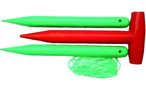 ATTREZZI GIARDINO SET-SEMINA PALETTI+CUNEO-CORDA