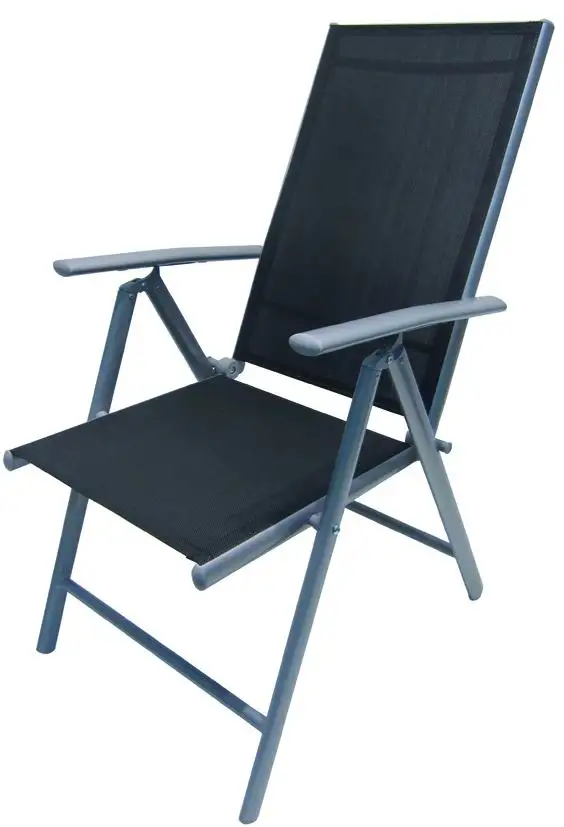 SEDIA ACCIAIO VIGOR ALU-TEX PIEGHEVOLI 65X56X107