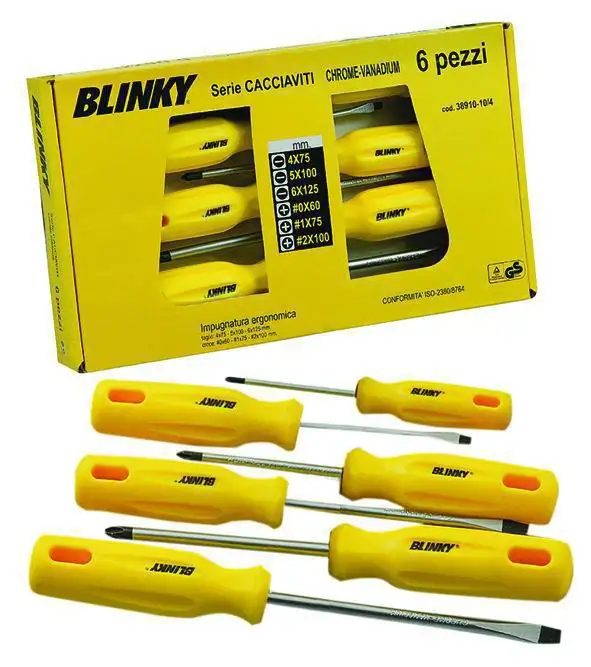 SERIE CACCIAVITI BLINKY CRV TAGLIO/CROCE PEZZI 6