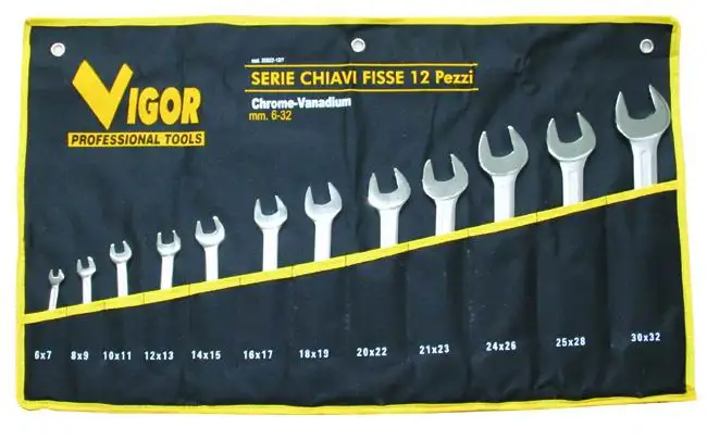 SERIE CHIAVI FISSE VIGOR CRV-DIN3110 B.TELA PEZZI 12