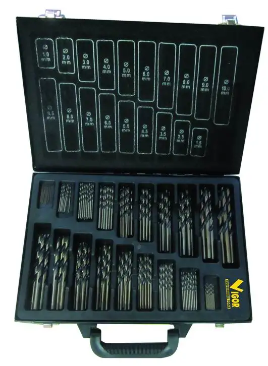 SERIE PUNTE HSS VIGOR ACC.FORGIATO 150 PZ  1-10 MM