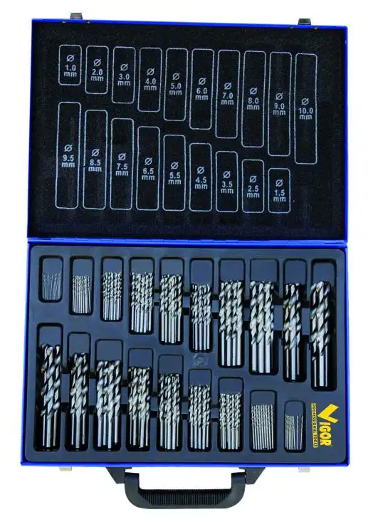 SERIE PUNTE HSS VIGOR DUAL-XSHORT  150 PZ  1-10 MM
