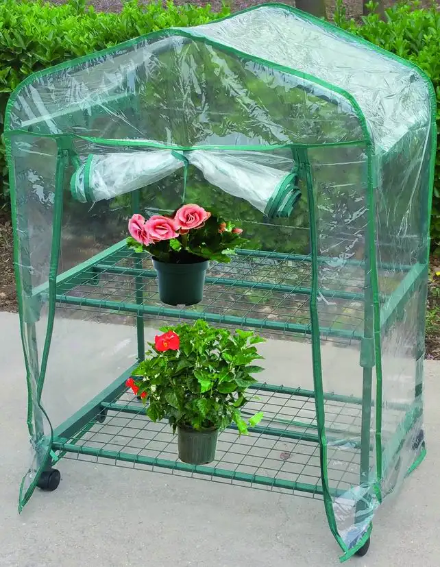 SERRA A CASETTA VIGOR PVC CON 2 RIPIANI 69X49X 98H