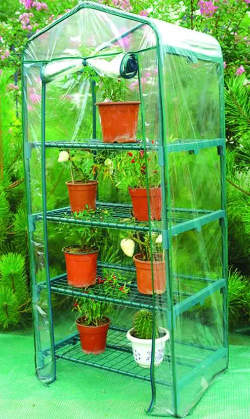 SERRA A CASETTA VIGOR PVC CON 4 RIPIANI 69X49X155H