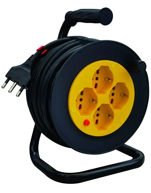AVVOLGICAVO 4 PRESE BRICOLAGE SCHUKO/BIPASSO 3X1,5 15 M