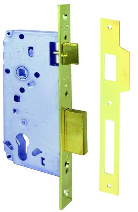 SERRATURA CISA DA INFILARE 5C611 CROMO SATINATO   35 MM