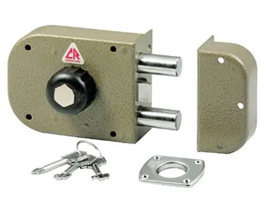 SERRATURA CR DA APPLICARE ART.1650 CON SCROCCO DX  60 MM