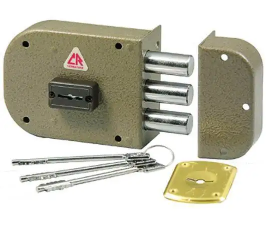 SERRATURA CR DA APPLICARE ART.1800 SENZA SCROCCO DX  60 MM