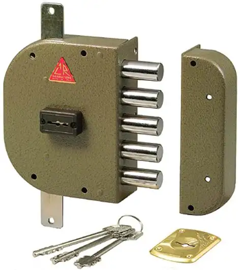 SERRATURA CR DA APPLICARE ART.2200 SENZA SCROCCO DX  60 MM