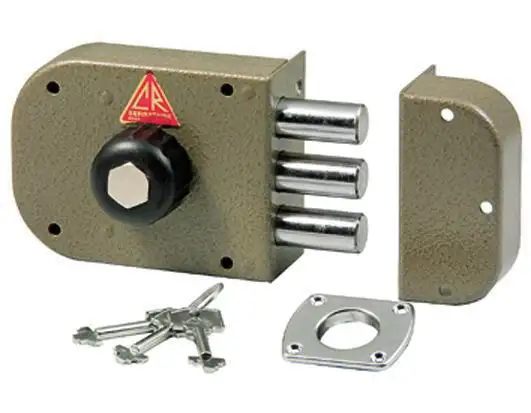 SERRATURA CR DA APPLICARE ART.1600 SENZA SCROCCO DX  60 MM
