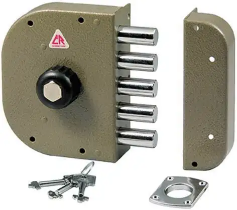 SERRATURA CR DA APPLICARE ART.3000 SENZA SCROCCO DX  60 MM
