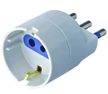ADATTATORI VIGOR SCHUKO SPINA 16A 6 PZ