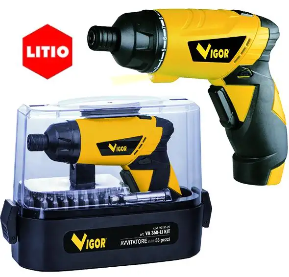 AVVITATORE VIGOR VA 360-LI KIT 3,6V