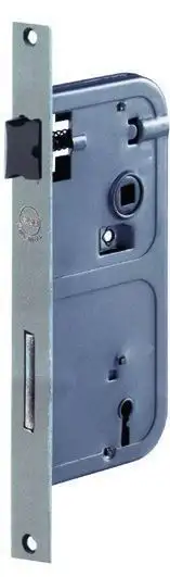 SERRATURA PATENT GRANDI FERRO LUCIDO  8X30 MM