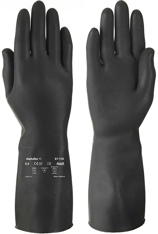 GUANTI ALPHATEC 87118 9,5 NERI PAIA 12