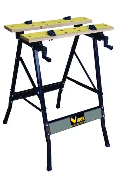 BANCO LAVORO ACCIAIO VIGOR VBL-100 RICHIUDIBILE 56X62X76H