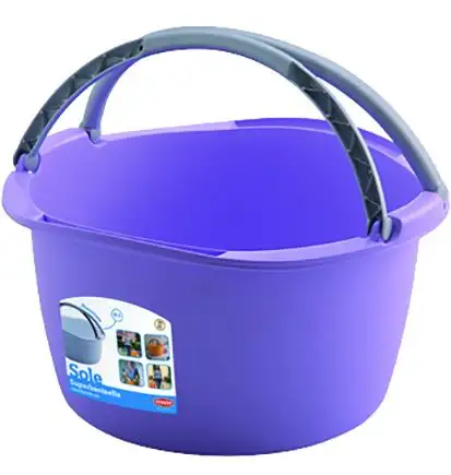 BACINELLA MOPLEN SOLE ROTONDA C/MANICI    16 L