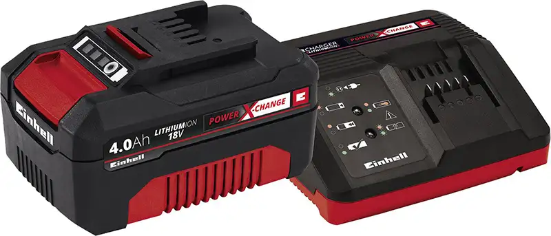 KIT EINHELL PXC CARICABATTERIE+BATTERIA 18V 4