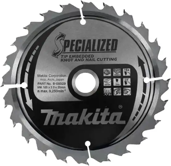 LAMA CIRCOLARE MAKITA DIAMANTATA MM.190 D.12