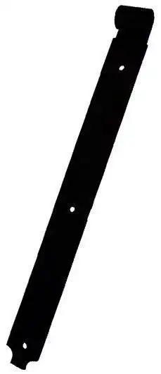 BANDELLE DIRITTE NERE 200 SENZA CARDINE 12 MM   250 MM 24 PZ