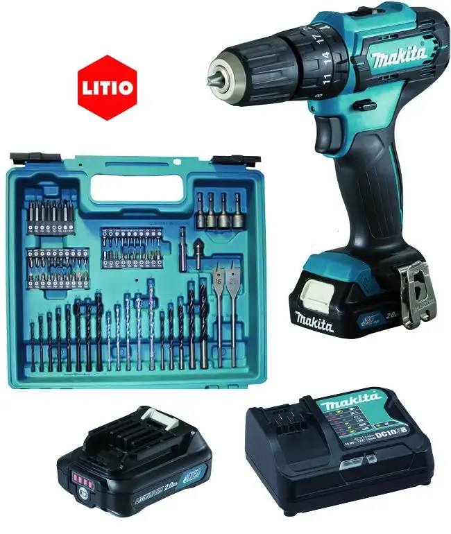 AVVITATORE MAKITA KIT 74 ACC. HP333DSAX1 12V 2,0AH LITIO 2BAT
