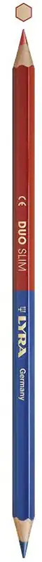 MATITE LYRA DUO SLIM ROSSO/BLU PZ 12