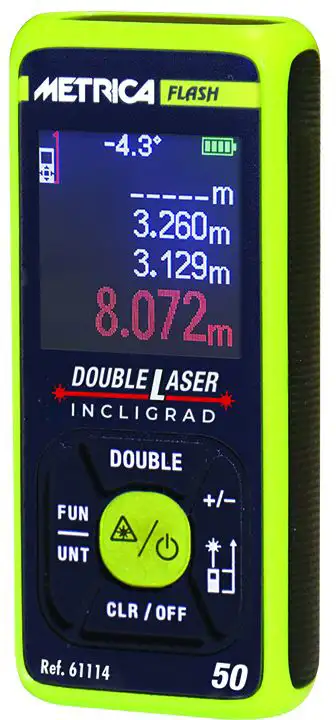 MISURATORE LASER DOUBLE+INC.50 METRICA