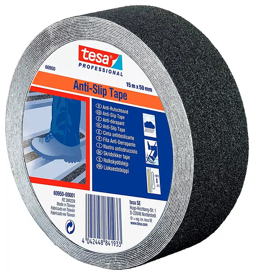 NASTRO TESA ANTISCIVOLO 25X15M NERO