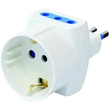 ADATTATORI VIGOR TRIPLO SCHUKO+10A SPINA 10A 6 PZ