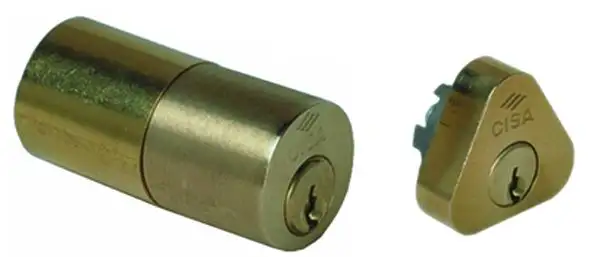CILINDRO CISA A COPPIE OTTONE 02139 LUCIDO