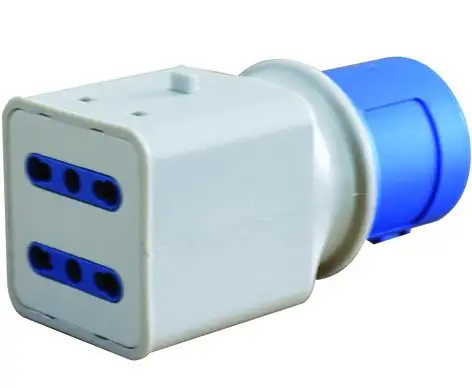 ADATTATORE INDUSTRIALI VIGOR 2P-16A+T CEE-BIPASSO