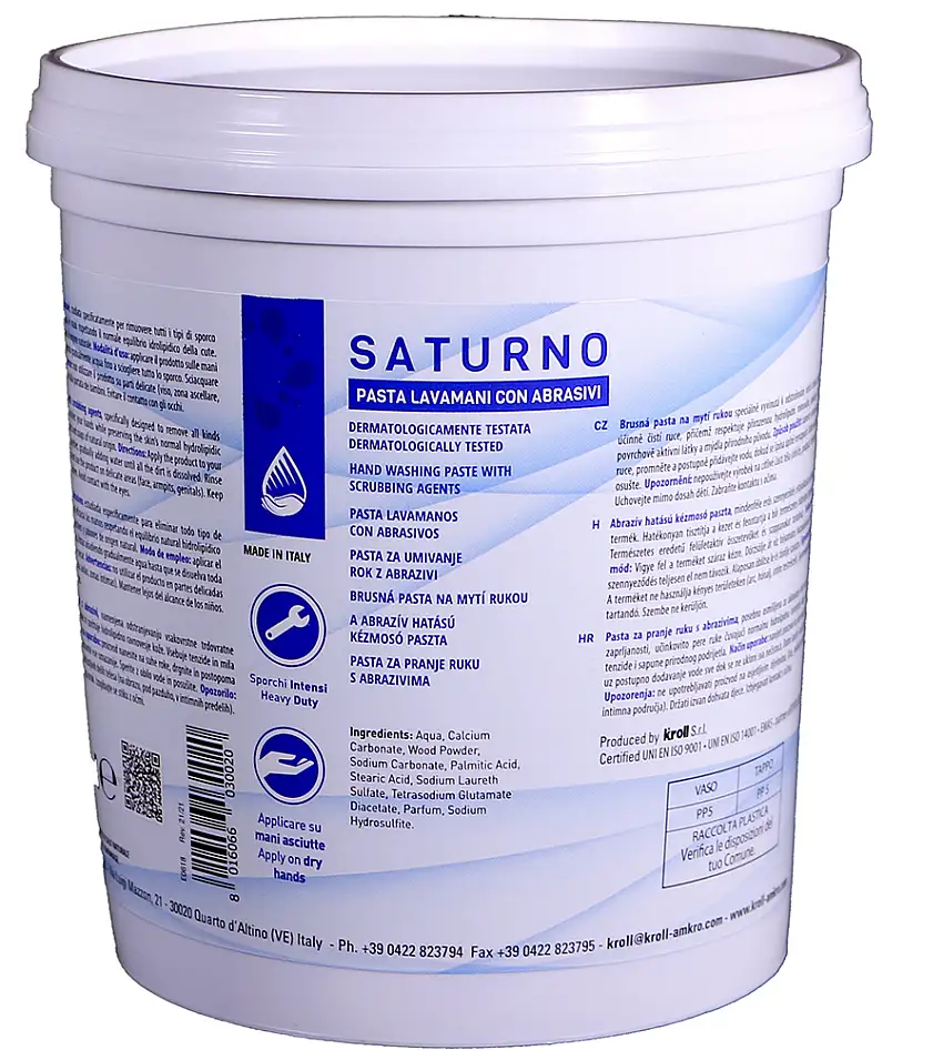 PASTA LAVAMANI SATURNO LT.1 PZ 12