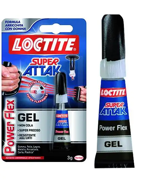 ADESIVI ATTAK SUPER POWER-FLEX GEL  3 G 24 PZ