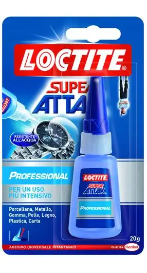 ADESIVI ATTAK SUPER PROFESSIONAL  20 G 12 PZ